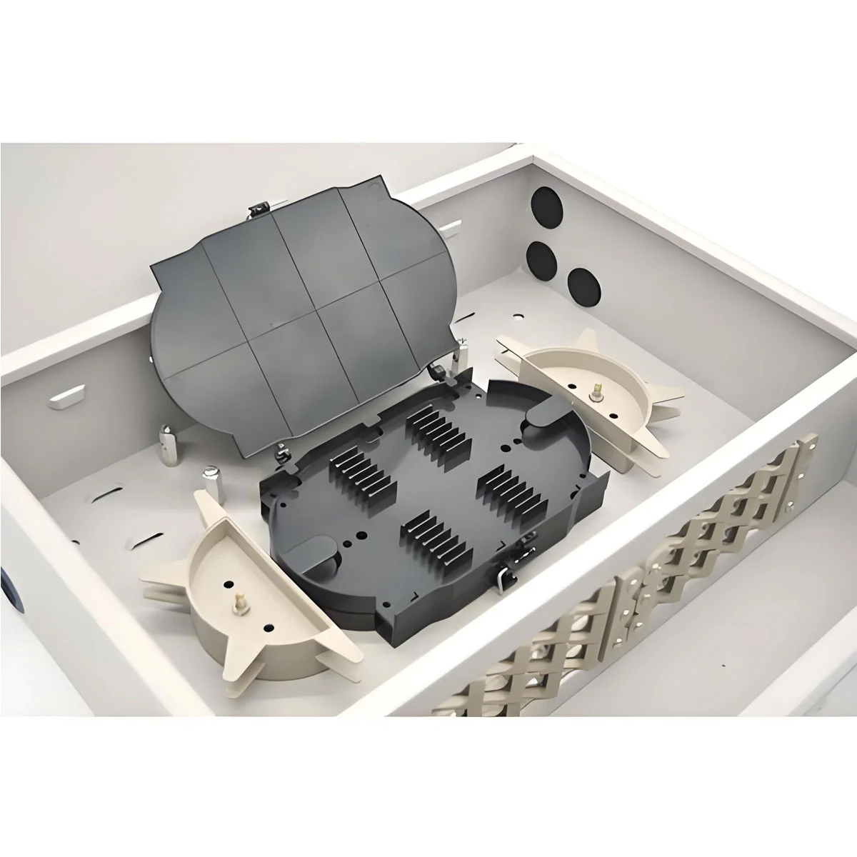 Wand montierte Faser-Patch-Platte